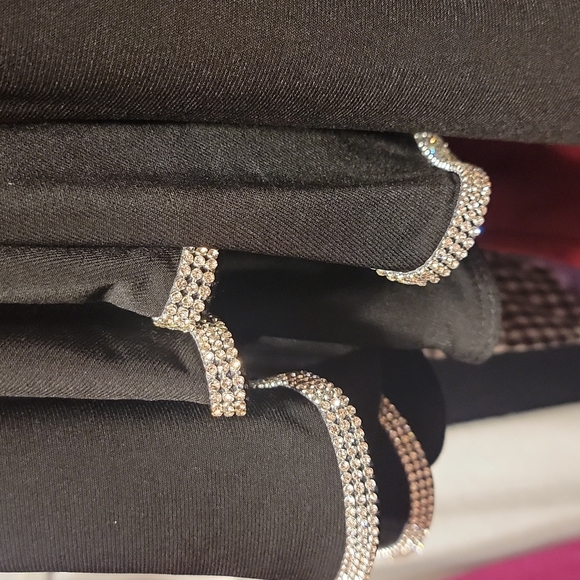 MSK Rhinestone-Trim Bell-Sleeve Dress size Ps - Picture 4 of 6